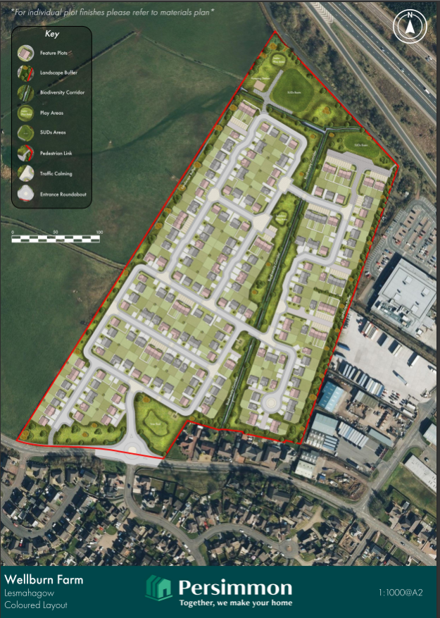 Persimmon plans 224 new homes in Lesmahagow Scottish Housing News